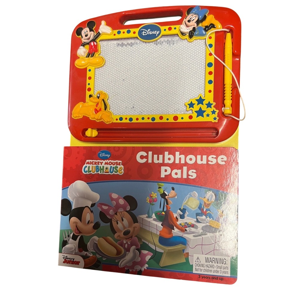 Disney Mickey Mouse Clubhouse Pals Magnetic Drawing Pad and Book Set Phidal
